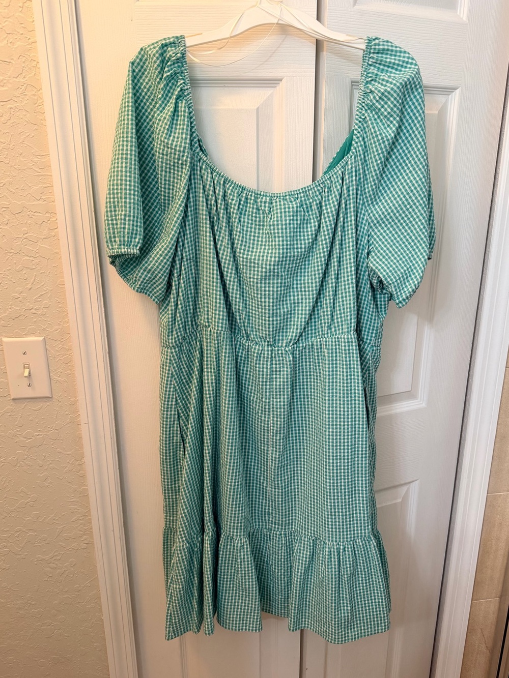 Draper James RSVP Mint Gingham Dress - Picture 2 of 7